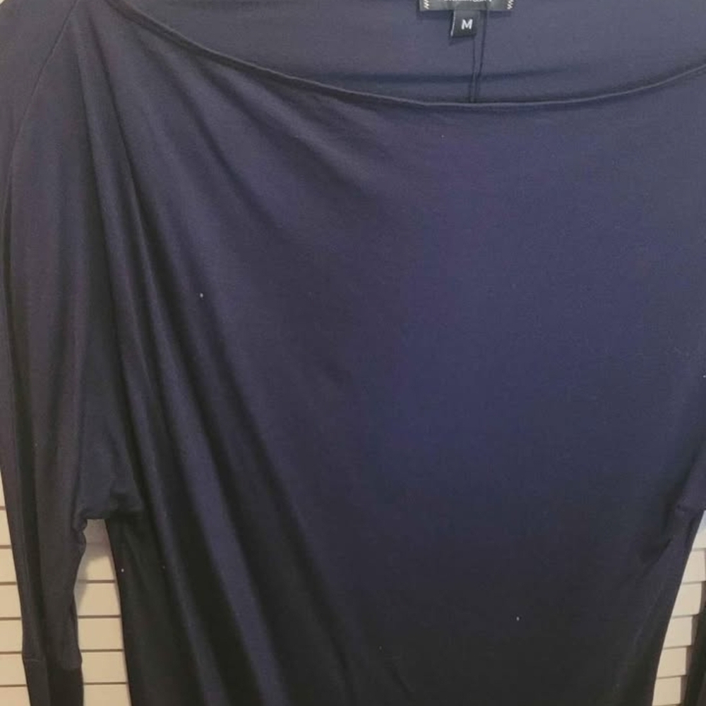 Stella & Dot Navy Long Sleeve Top